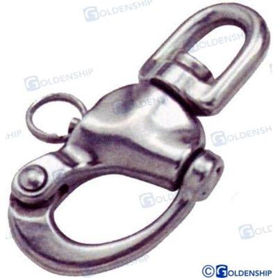 Mosquetones inox GS71210 - MOSQUETON DRIZA GIRATORIO L80
