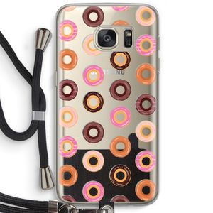 Donuts: Samsung Galaxy S7 Transparant Hoesje met koord