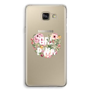 GRL PWR Flower: Samsung Galaxy A5 (2016) Transparant Hoesje
