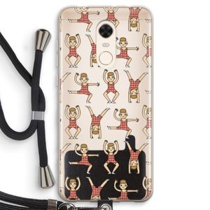 Gymboys: Xiaomi Redmi 5 Transparant Hoesje met koord