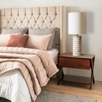 Artistiq Tafellamp 'Rosann' Marmer, kleur wit