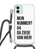 Da ziede van hier: iPhone 11 Transparant Hoesje met koord