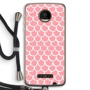 Dakpannetjes: Motorola Moto Z Force Transparant Hoesje met koord