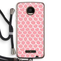 Dakpannetjes: Motorola Moto Z Force Transparant Hoesje met koord