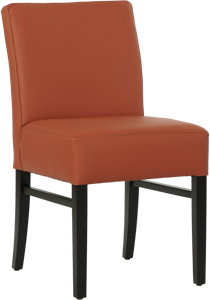 Cognac leren landelijke eetkamerstoel Hold - Toledo Leer Cotto (cognac leer)