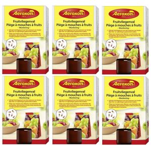 6x Aeroxon fruitvliegjesvallen 40 ml