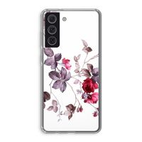 Mooie bloemen: Samsung Galaxy S21 FE Transparant Hoesje