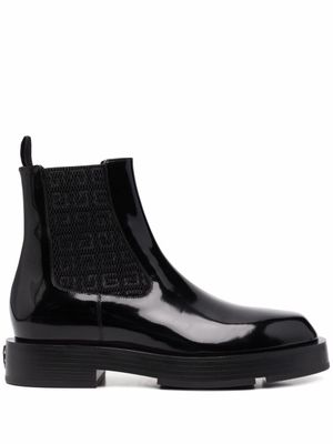 Givenchy bottines à effet de brillance - Noir