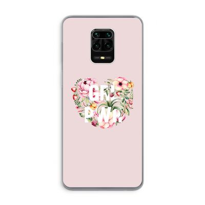 GRL PWR Flower: Xiaomi Redmi Note 9 Pro Transparant Hoesje