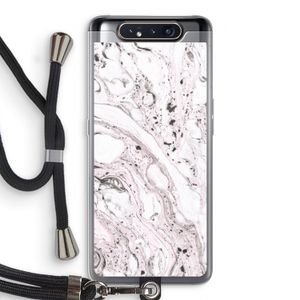 Mengelmoes: Samsung Galaxy A80 Transparant Hoesje met koord
