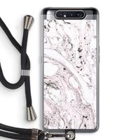 Mengelmoes: Samsung Galaxy A80 Transparant Hoesje met koord
