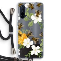 No flowers without bees: OnePlus Nord CE 5G Transparant Hoesje met koord