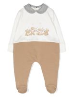 Le Bebé Enfant pyjama à imprimé Teddy Bear - Blanc