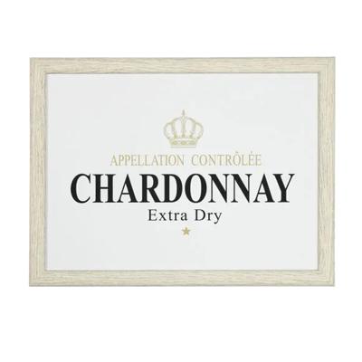 Mars & More Schootkussen Laptray - wijn chardonnay print - 43 x 33 cm