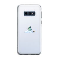 MSN: Samsung Galaxy S10e Transparant Hoesje