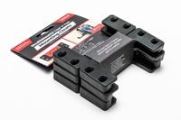 StealthMounts om-cl-blk-6 cleat 'n' feet schoenplaatjes | zwart | 6 stuks - om-cl-blk-6