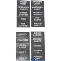 GS41466 - ZWARTE PANEELLABELS