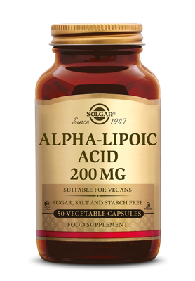 Solgar Alpha Lipoic Acid (Liponzuur) 200 mg Capsules