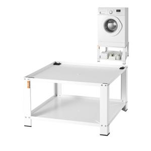 VEVOR Kledingdroger met opbergvak, 28" x 28" x 16" Wasmachine Droger Standplatform, Universele pasvorm, 500 lb Capaciteit, Multifunctionele stalen basis voor wasmachine