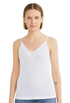 Dames hemdje spaghetti bandjes - Beatrix - Onderhemd - Singlet - 100% katoen