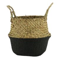 Mand zeegras bruin/zwart 19 cm | 8 stuks