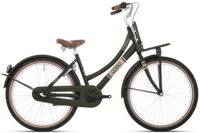 Bikefun Kinderfiets 26" load met 3 versnellingen remnaaf - elegance green mat