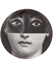 Fornasetti assiette imprimée - Noir