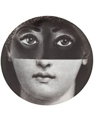 Fornasetti assiette imprimée - Noir