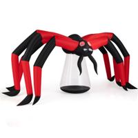 313 cm Lange Halloween Opblaasbare Spin Griezelige Spinnendecoratie met Rode Tunnellichtogen & LED-Verlichting 313 cm Lange Halloween Opblaasbare Spin Griezelige Spinnendecoratie met Rode Tunnellichtogen & LED-Verlichting