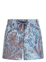 ETRO short de bain à imprimé cachemire - Bleu - thumbnail