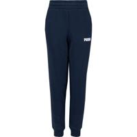 PUMA Essentials+ 2 College Logo Fleece Club Trainingsbroek Kids Donkerblauw Blauw Wit