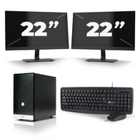 Gigabyte GZ-M1 Micro Tower - Intel Core i7-3e Generatie - 16GB RAM - 256GB SSD - Windows 10 + 2x 22 inch Monitor Gigabyte GZ-M1 Micro Tower - Intel Core i7-3e Generatie - 16GB RAM - 256GB SSD - Windows 10 + 2x 22 inch Monitor