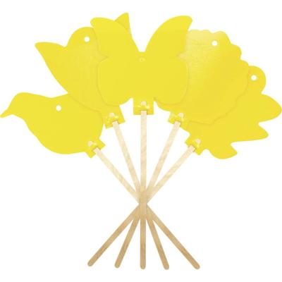 Gardigo Kleefplaatje voor insecten Plakfolie (b x h) 8.3 cm x 21.5 cm Geel 5 stuk(s)
