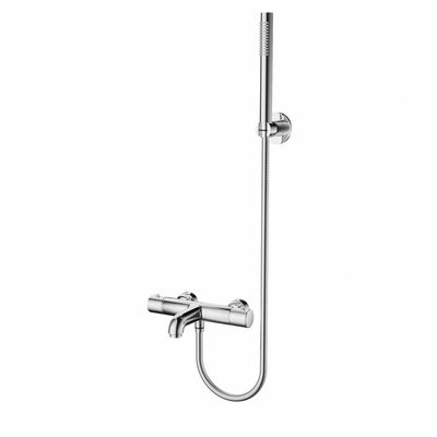 Bad/Douchekraan Aquasplash Colorato Opbouw Thermostatisch Chroom Aquasplash