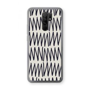 Marrakech Zigzag: Xiaomi Redmi 9 Transparant Hoesje