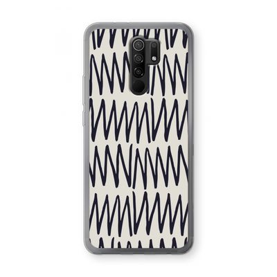 Marrakech Zigzag: Xiaomi Redmi 9 Transparant Hoesje