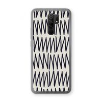Marrakech Zigzag: Xiaomi Redmi 9 Transparant Hoesje