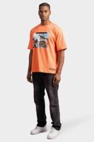 Carlo Colucci C3439 78 Icarius T-Shirt Heren Oranje - Maat S - Kleur: Oranje | Soccerfanshop