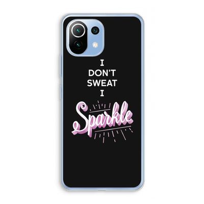 Sparkle quote: Xiaomi Mi 11 Lite Transparant Hoesje