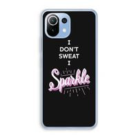 Sparkle quote: Xiaomi Mi 11 Lite Transparant Hoesje