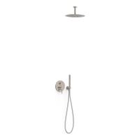 Regendouche set Tres Study | Inbouw | Mengkraan | 2-weg | Rond | RVS look