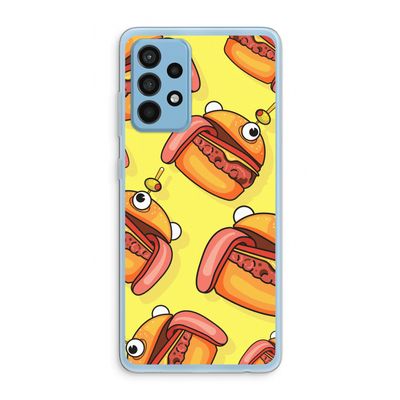 Hamburger: Samsung Galaxy A52 Transparant Hoesje