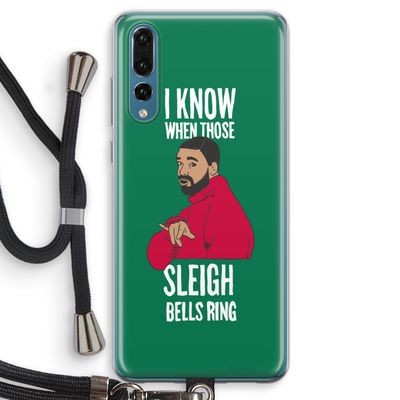 Sleigh Bells Ring: Huawei P20 Pro Transparant Hoesje met koord