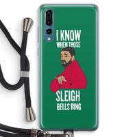 Sleigh Bells Ring: Huawei P20 Pro Transparant Hoesje met koord