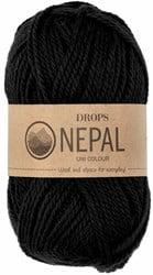 Drops Nepal Uni Colour 8903 Zwart