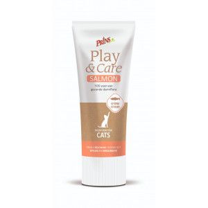 Prins Play & Care zalmcrème kattensnack 2 + 1 gratis