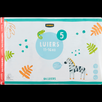 Jumbo Luiers Maat 5 1116 kg Voordeelverpakking 64 Stuks