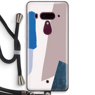 Lapis: HTC U12+ Transparant Hoesje met koord
