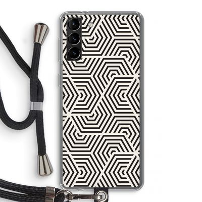 Magic pattern: Samsung Galaxy S21 Plus Transparant Hoesje met koord
