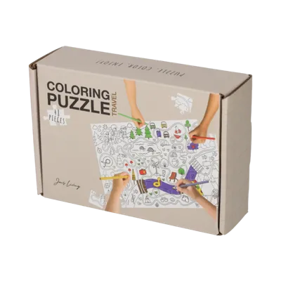 Jens Living Kleurplaat Puzzel Travel